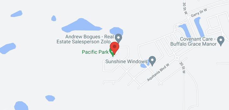 map of 1322 Pacific Circle W